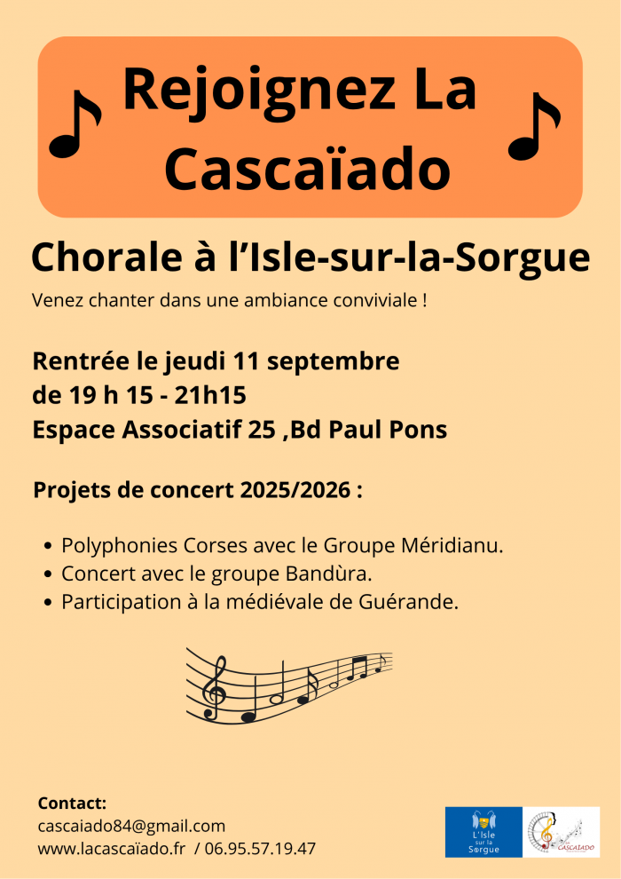 Rejoignez La Cascaïado